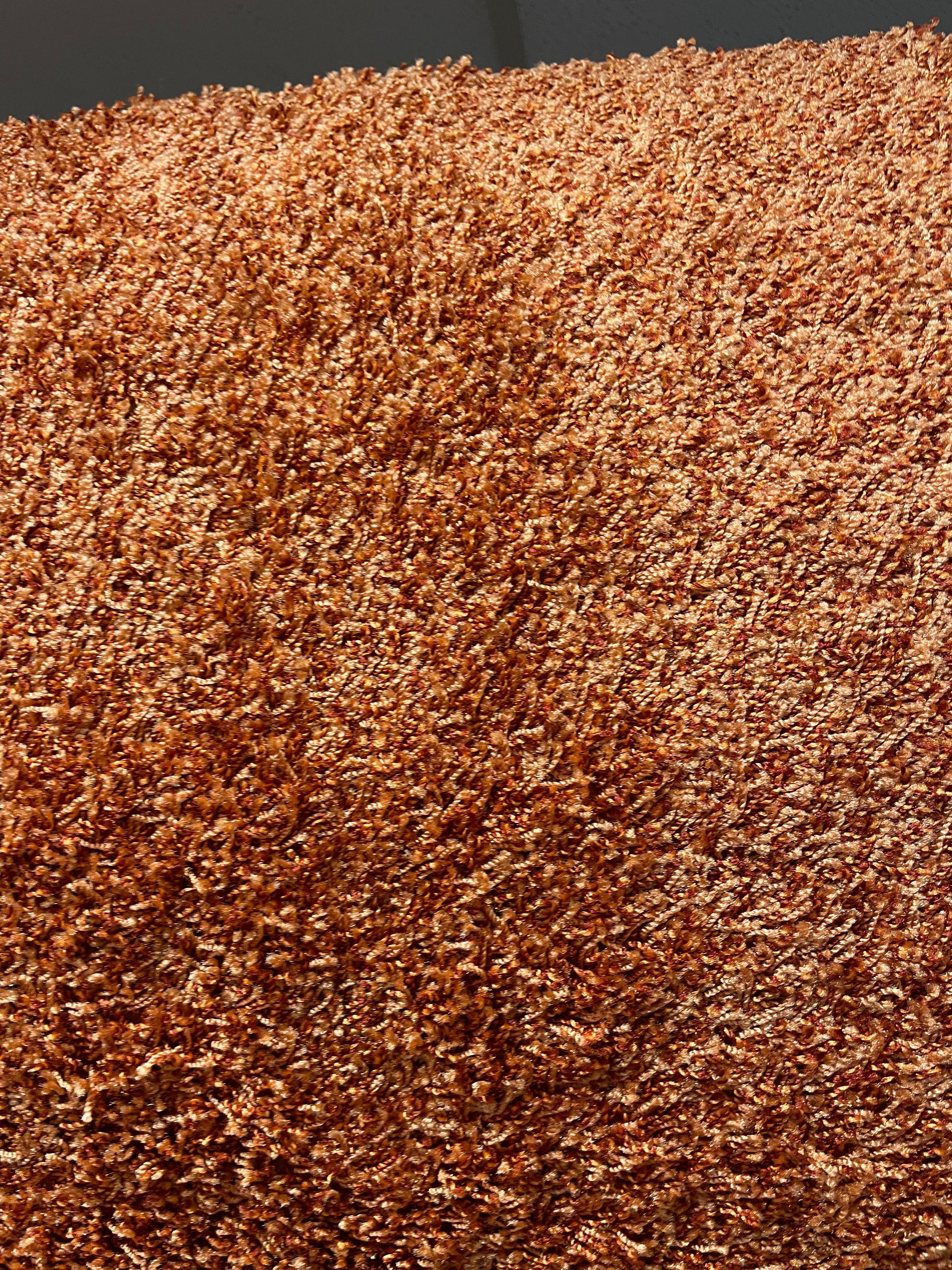 Actie Tapijt Brons Hoogpolig Zacht 400cm Breed