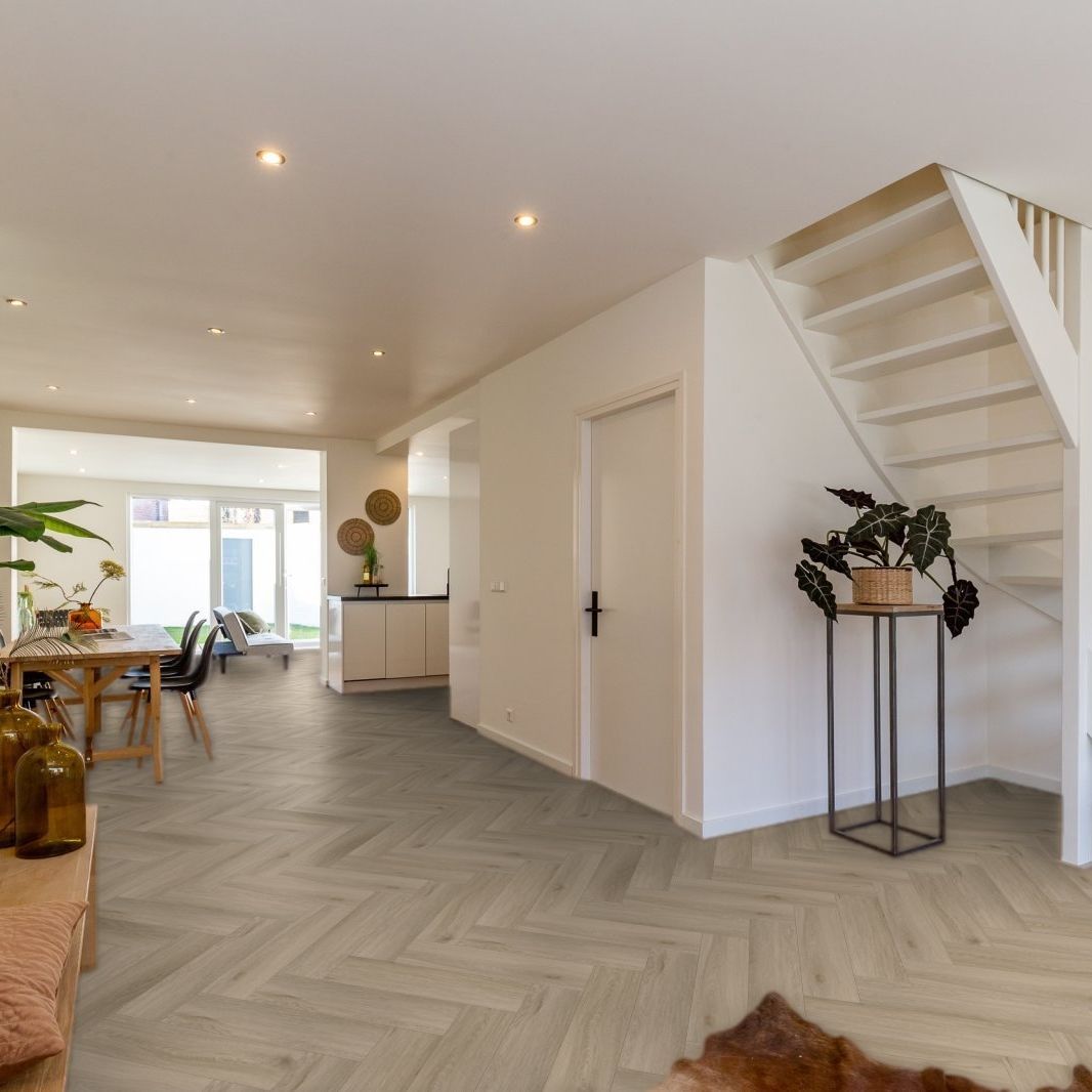 Hoomline Ambassador Dryback Visgraat Winnipeg 63 - Plak PVC Vloer