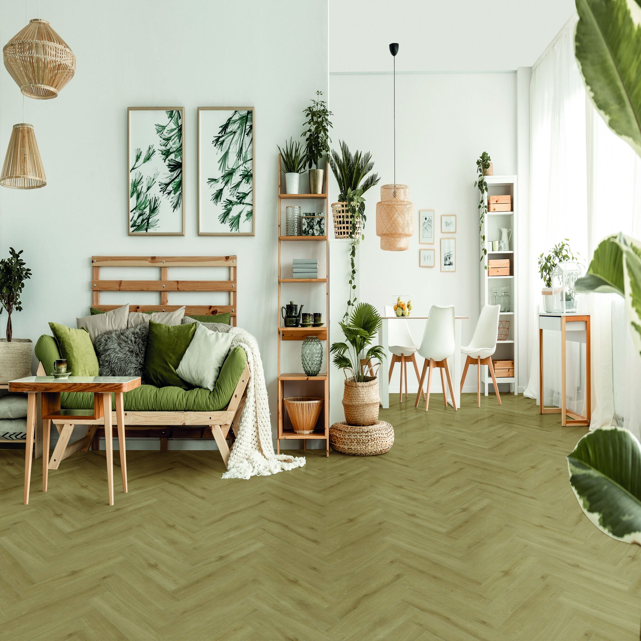 Gelasta Callisto 4201 Visgraat Dryback Natural Oak Light