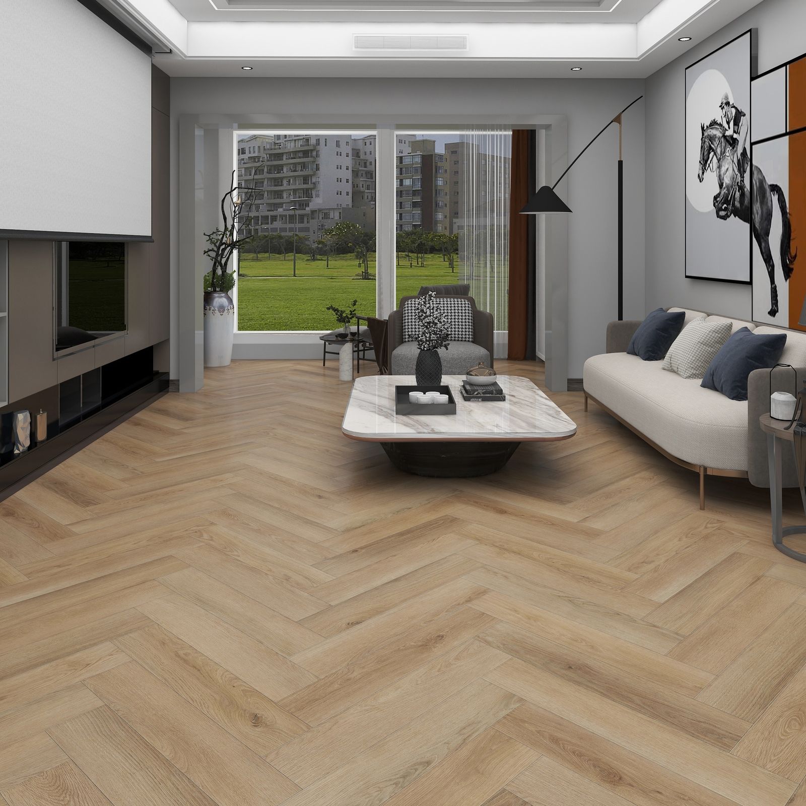 The Diamonds Visgraat PVC Click Lesedi DM-302-HB