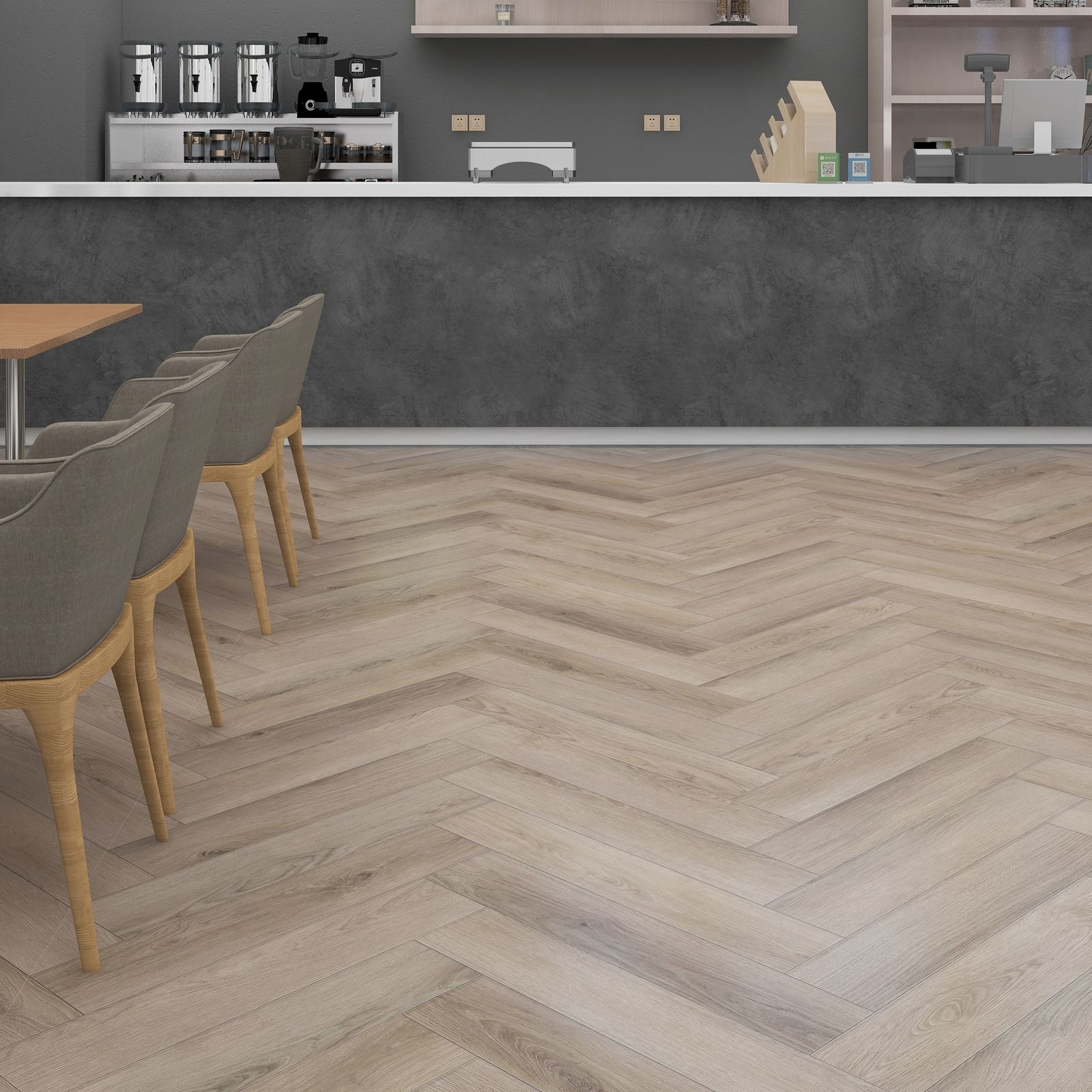 The Diamonds Visgraat PVC Click Lesatho DM-305-HB