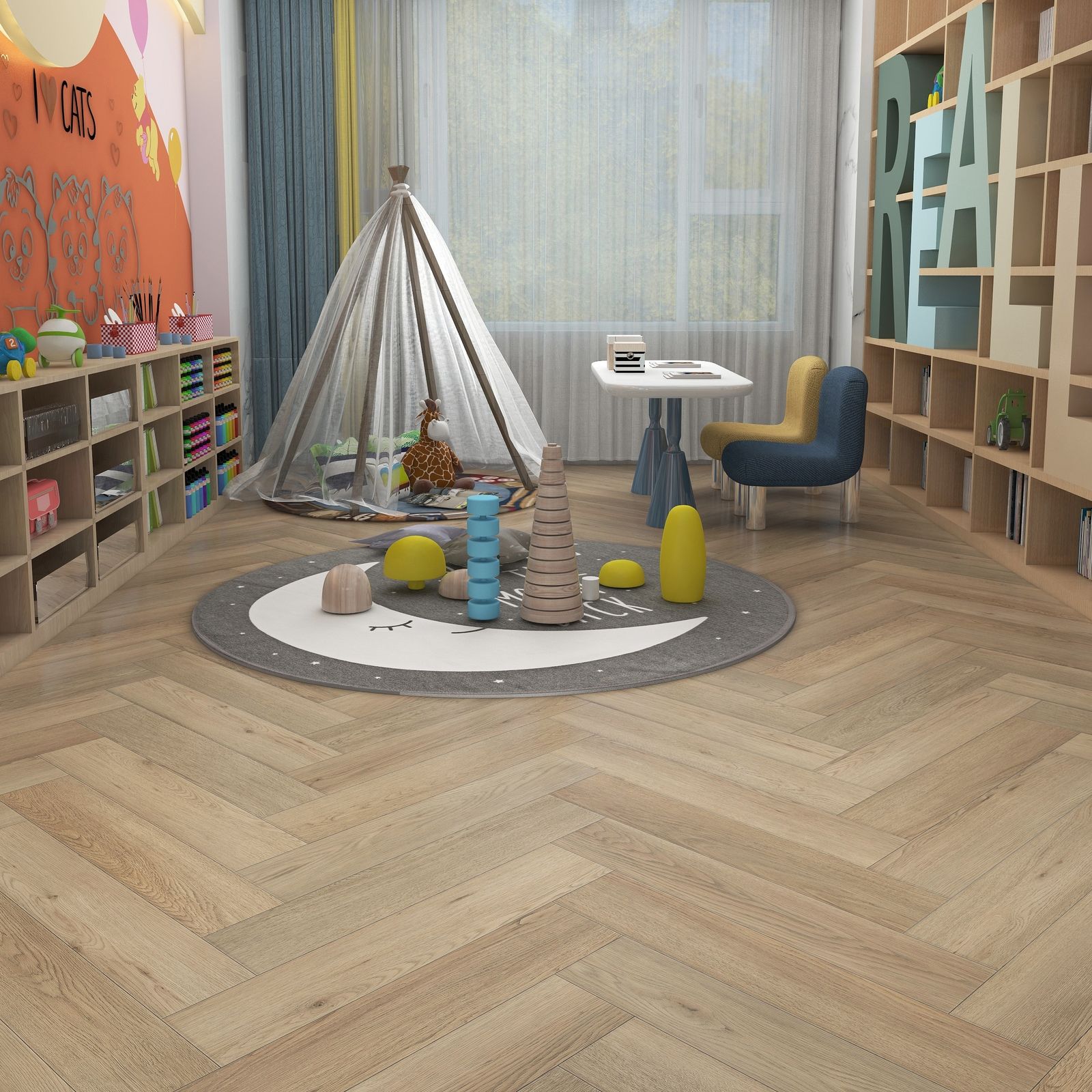 The Diamonds Visgraat PVC Click Luciano DM-307-HB