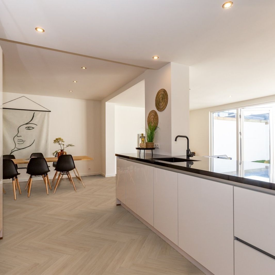 Hoomline Fusion Visgraat Click 1075129 Oak Flax - Klik PVC Vloer