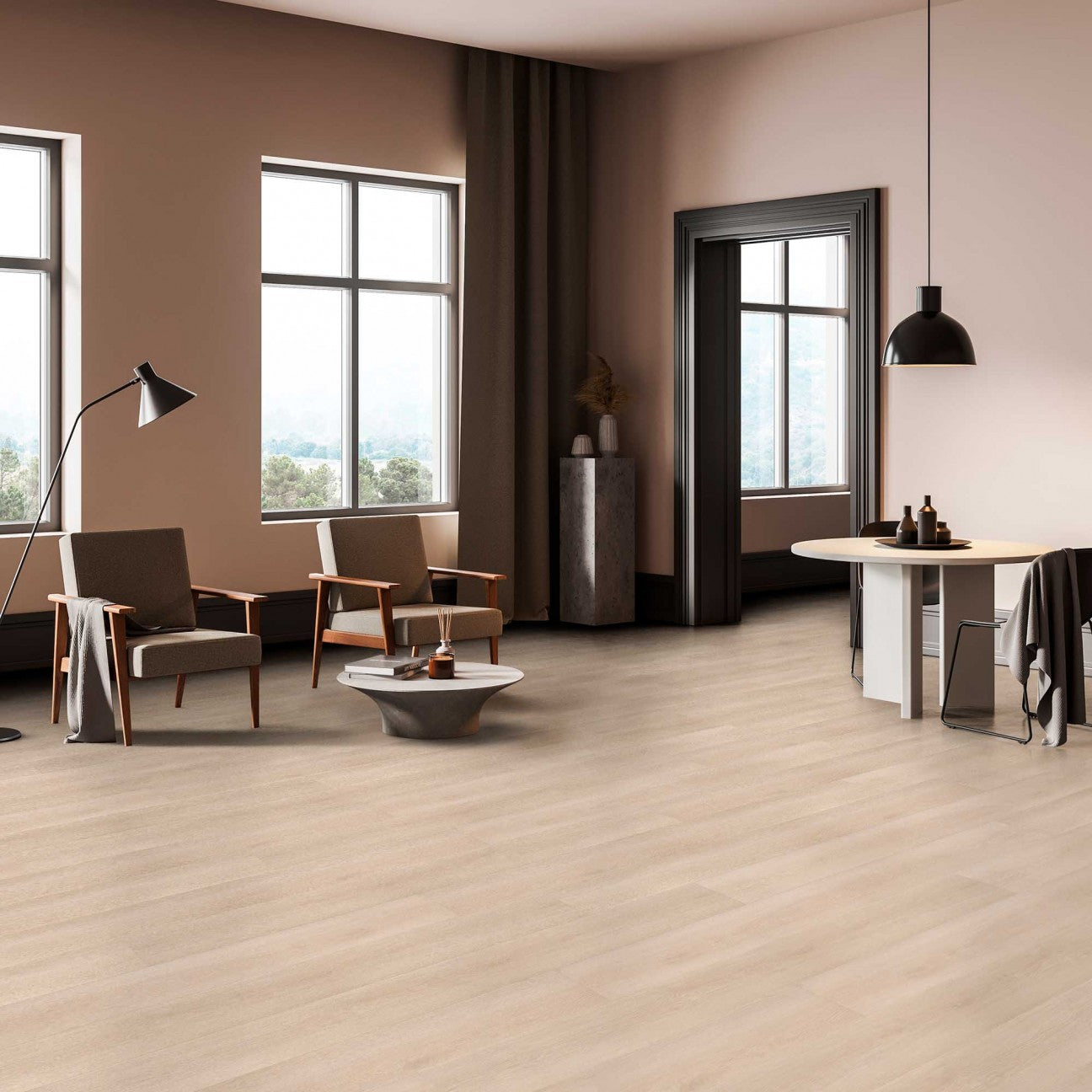 Solidfloor Mansion Dryback Ivory Oak - Plak PVC