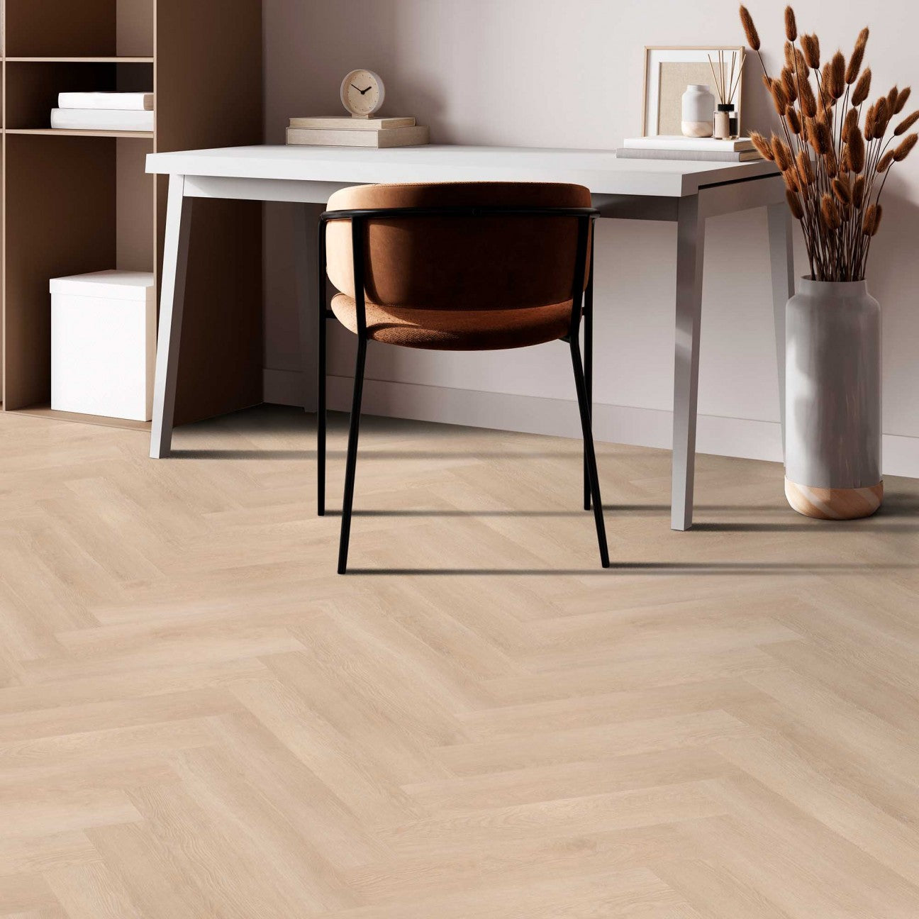 Solidfloor Mansion Dryback Visgraat Ivory Oak - Plak PVC