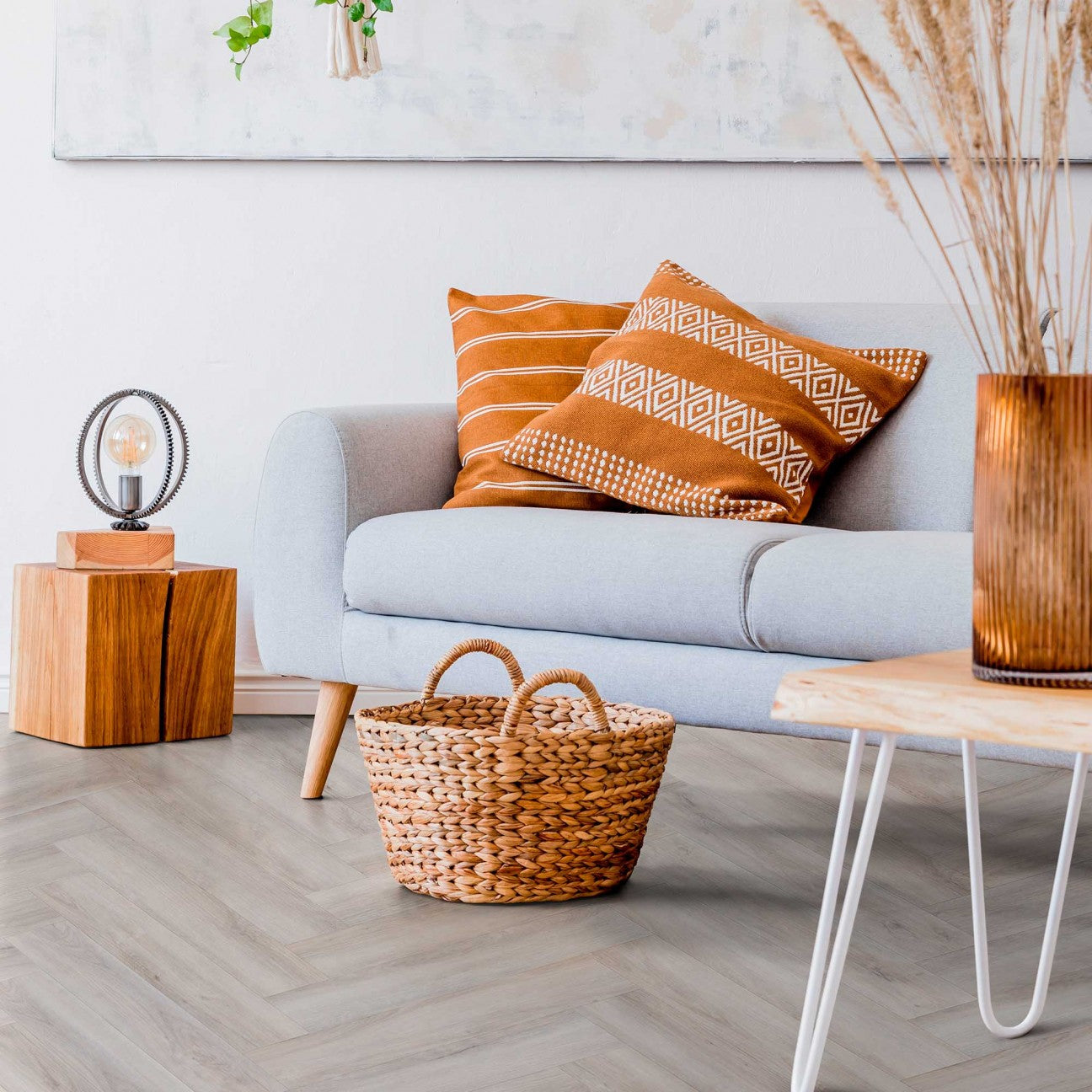 Solidfloor Mansion Comfort Click Visgraat Sand Oak - Klik PVC