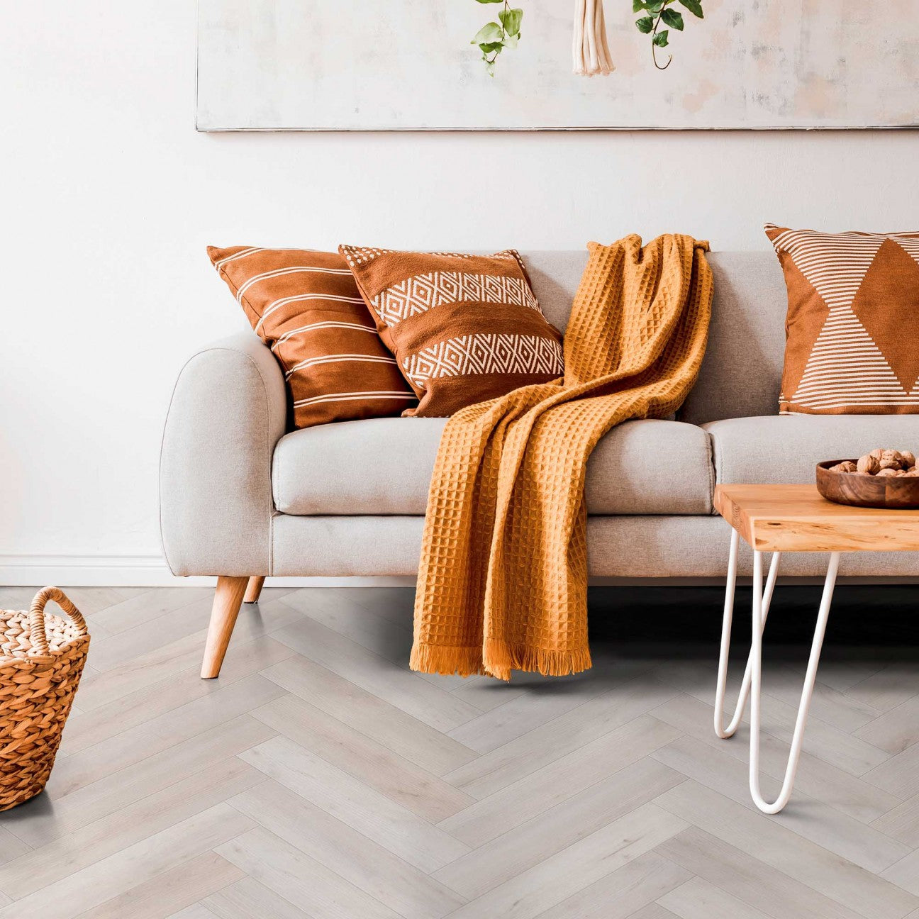 Solidfloor Mansion Comfort Click Visgraat White Oak - Klik PVC