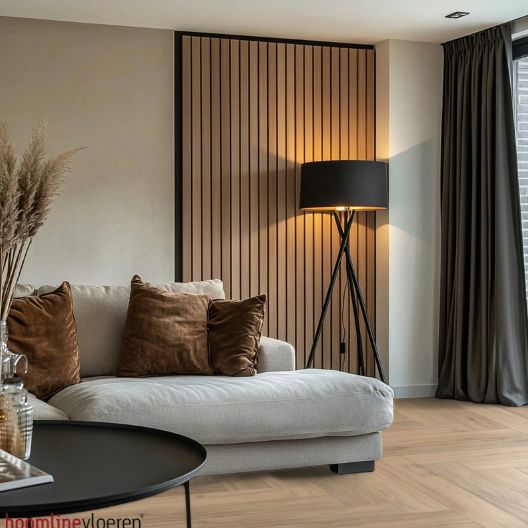 Hoomline Fusion Superior Dryback Visgraat V4 Gotham Oak Natural - Plak PVC Vloer