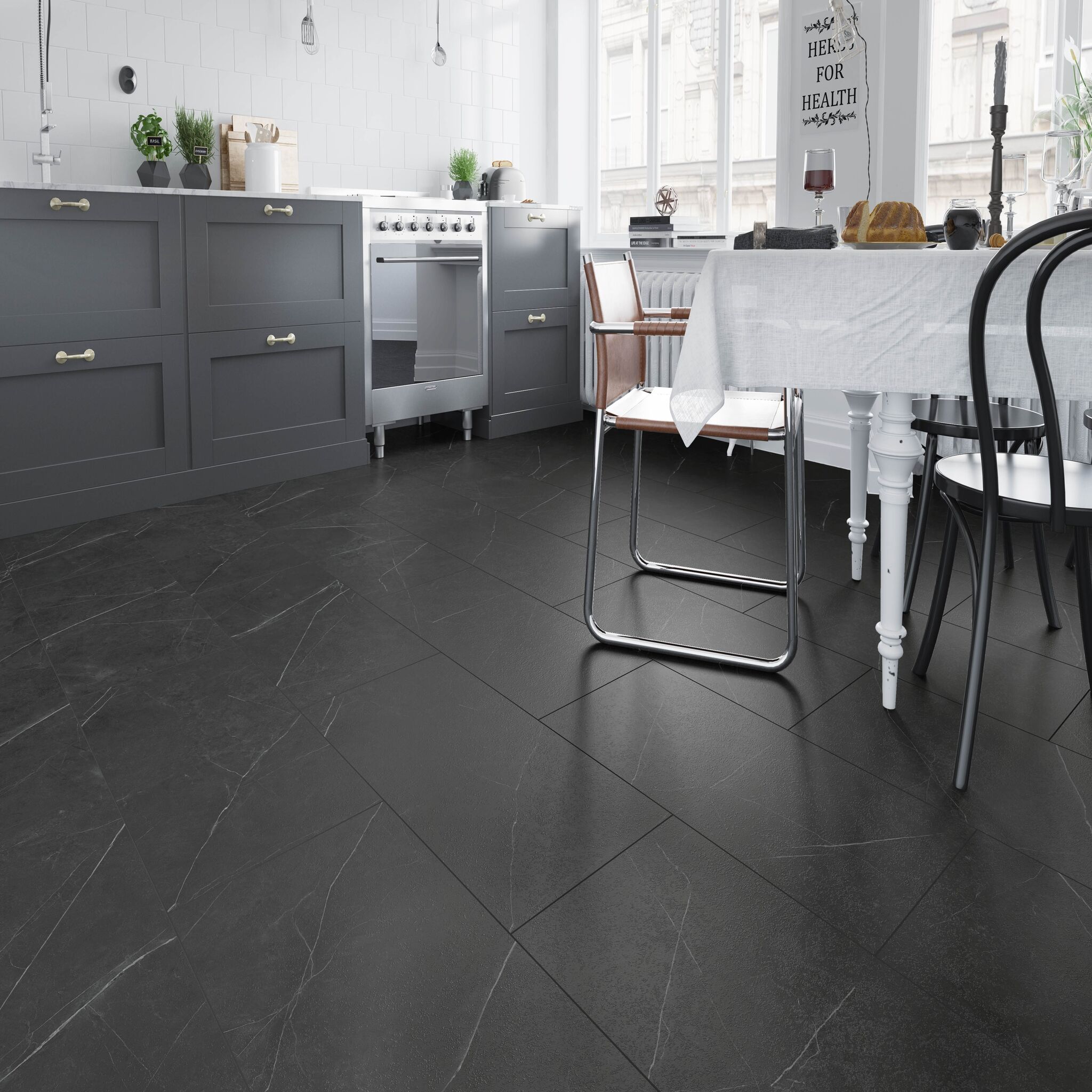 Gelasta Grande 4503 Dryback Marble Black
