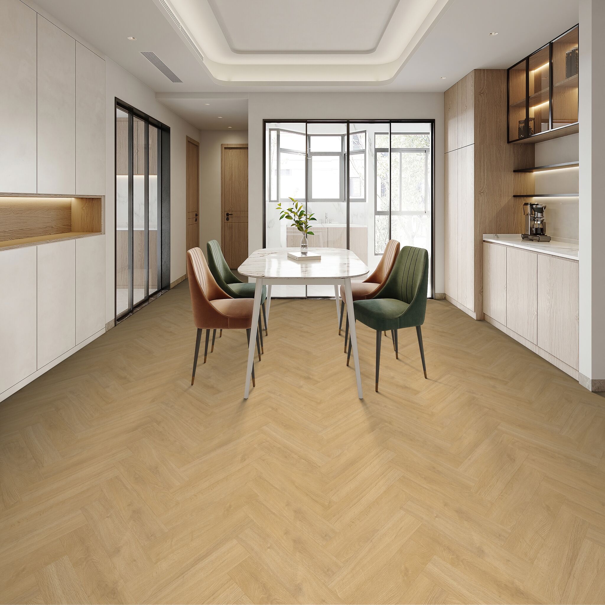 Gelasta Oakland Special Weense Punt 3702 Desert Plak PVC