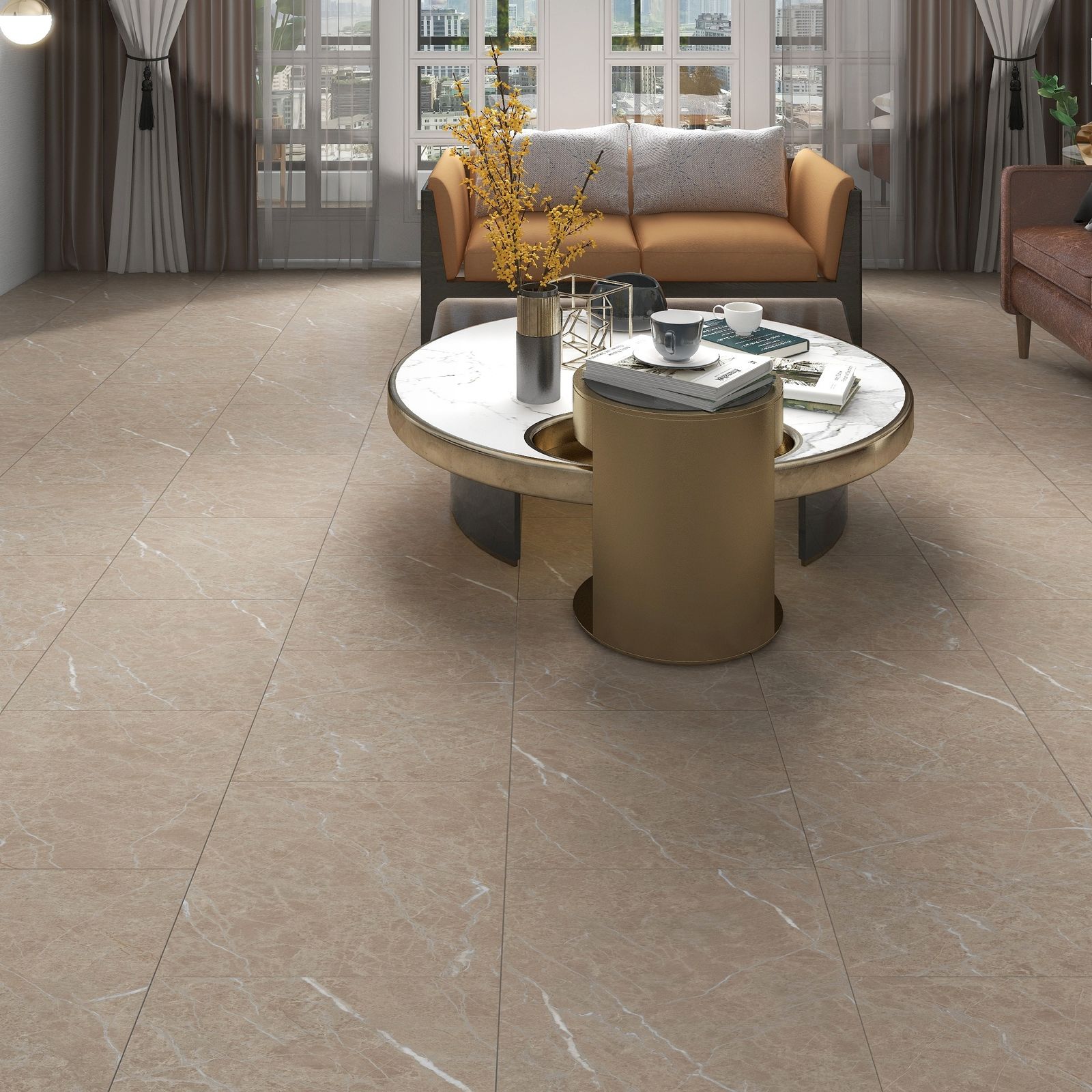 The Stones Tegel PVC Click ST-806 Botticino Light