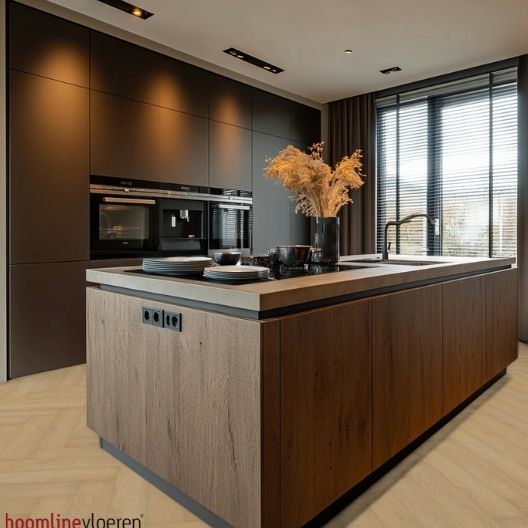 Hoomline Prestige Rigid Click Visgraat Davos 5052 Klik PVC