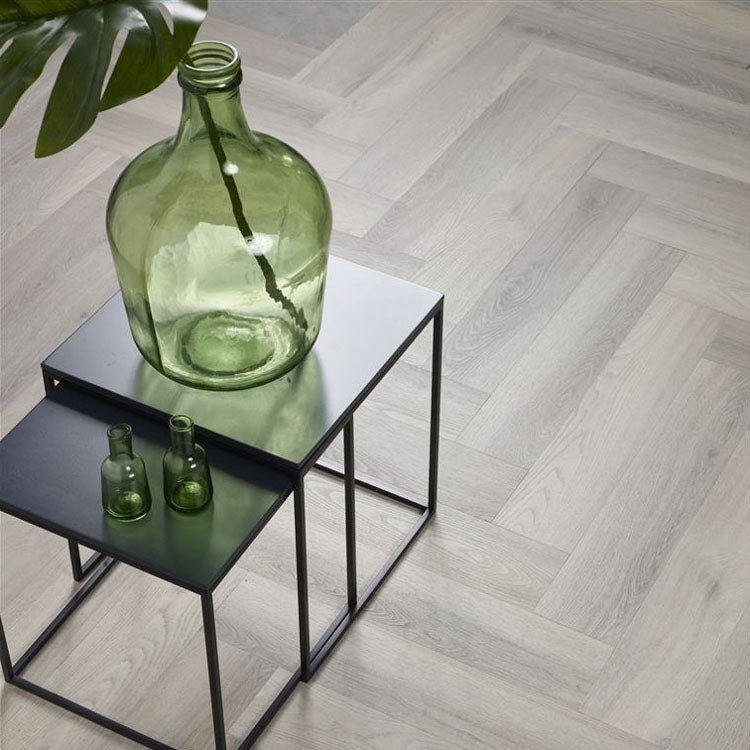 Ambiant Spigato Visgraat Avanto Dryback Grey - Plak PVC Vloer