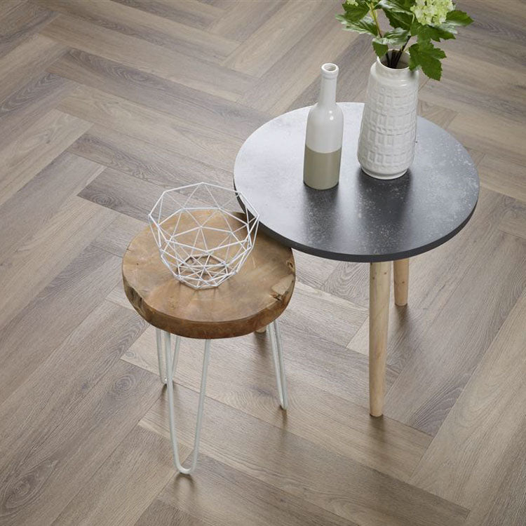 Ambiant Spigato Visgraat Avanto Dryback Light Brown - Plak PVC Vloer