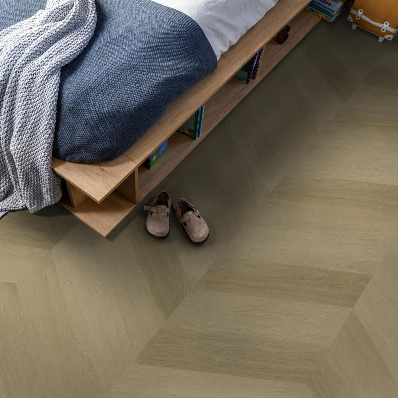 Ambiant Spigato Estino Hongaarse Punt Warm Oak - Plak PVC Vloer