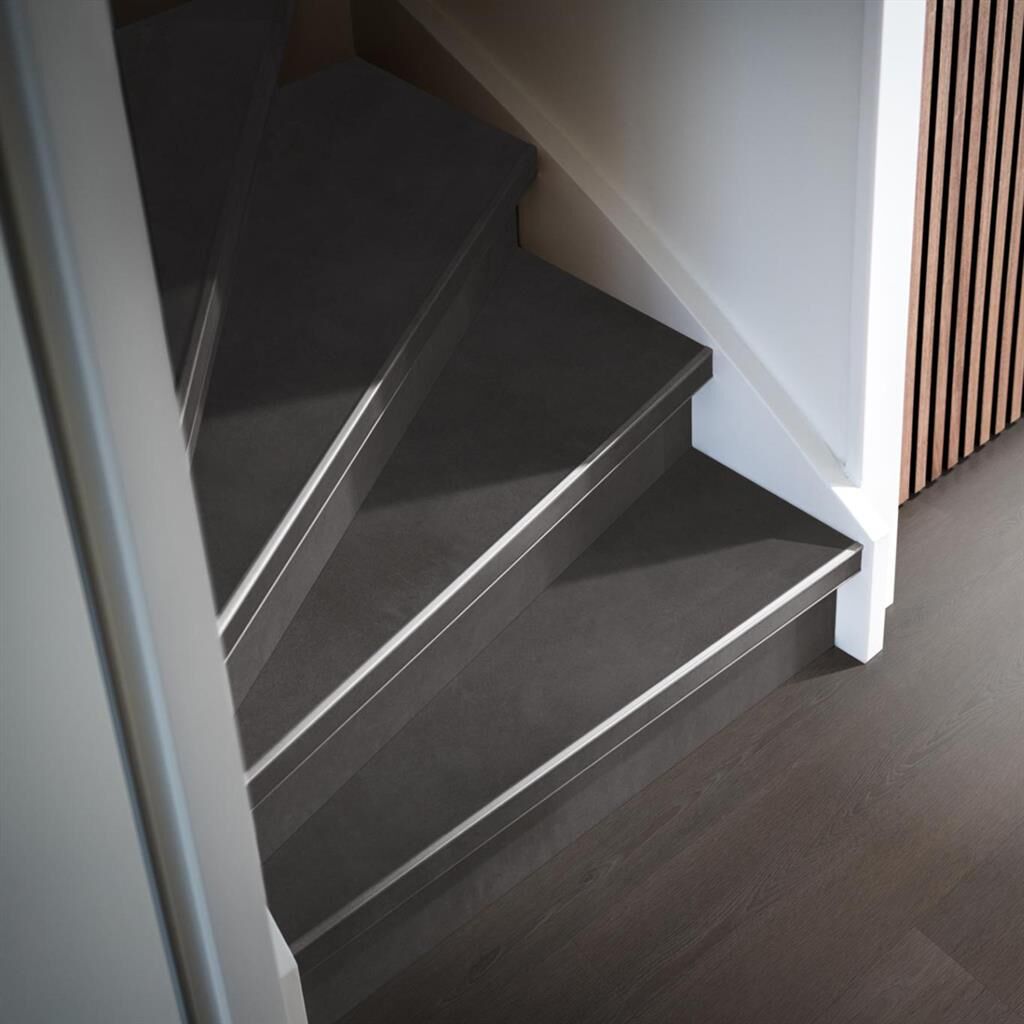 Ambiant Traptreden Set - Ceramo XL Antraciet - Traprenovatie PVC