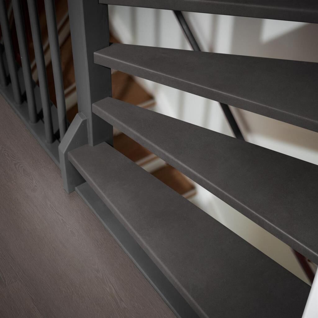 Ambiant Traptreden Set - Ceramo XL Antraciet - Traprenovatie PVC