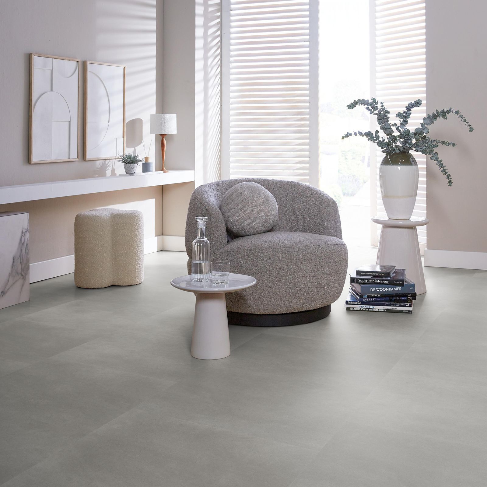 Ambiant Baroso Click XL Light Grey - Klik PVC Vloer