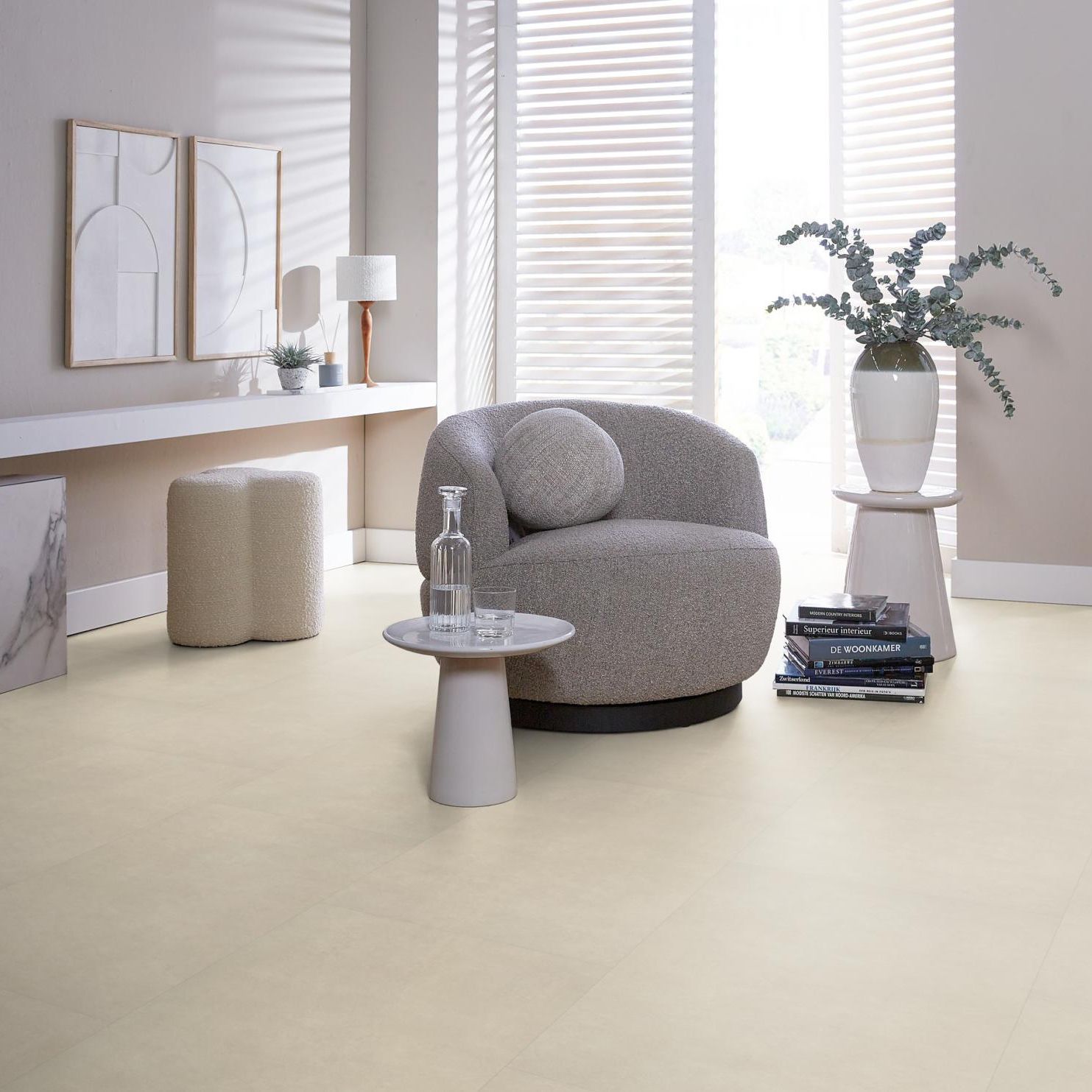 Ambiant Basic Dryback Natural - Plak PVC Vloer