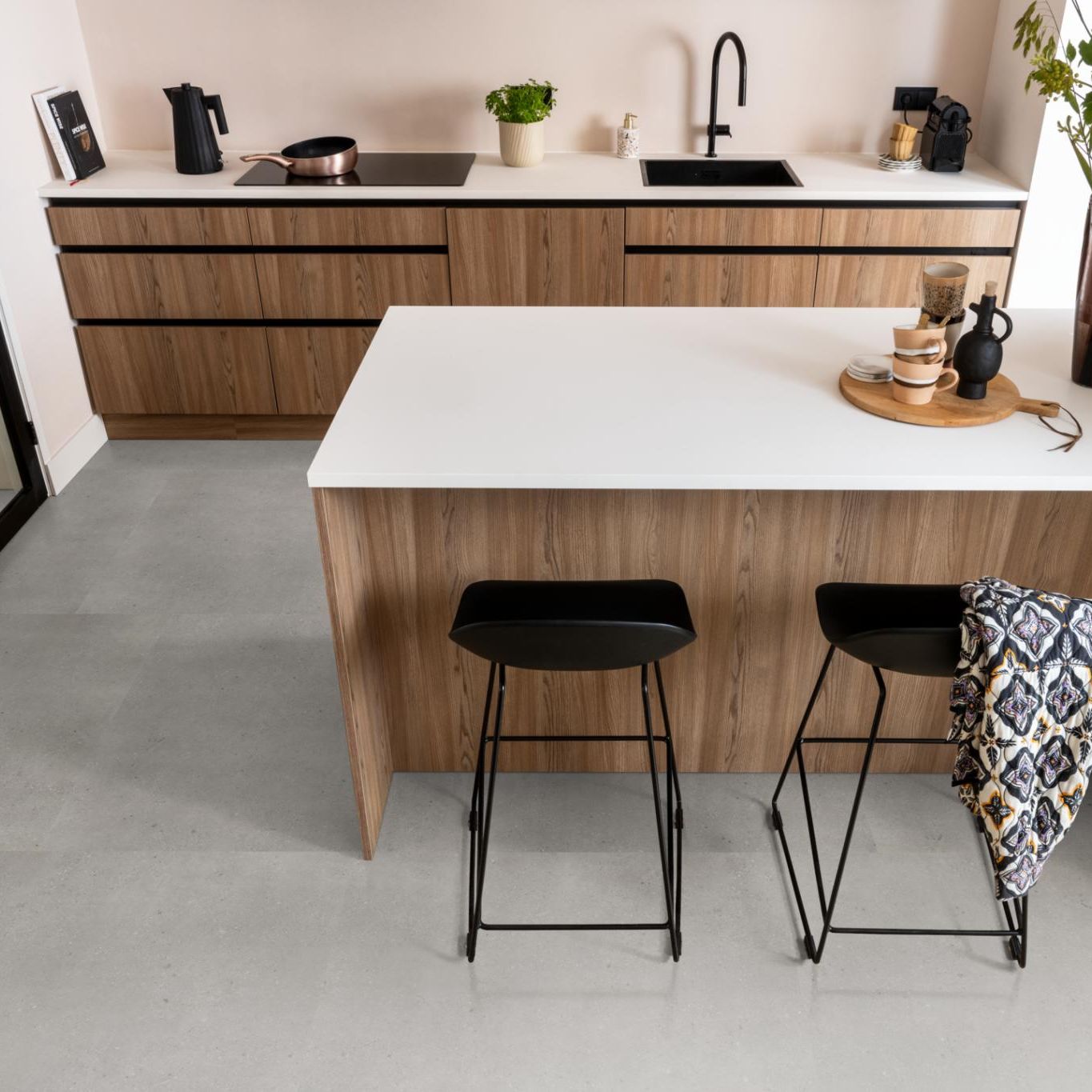 Ambiant Composite Click Light Grey - Klik PVC Vloer