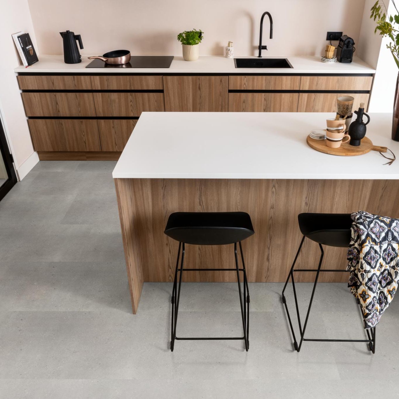 Ambiant Composite Dryback Light Grey - Plak PVC Vloer