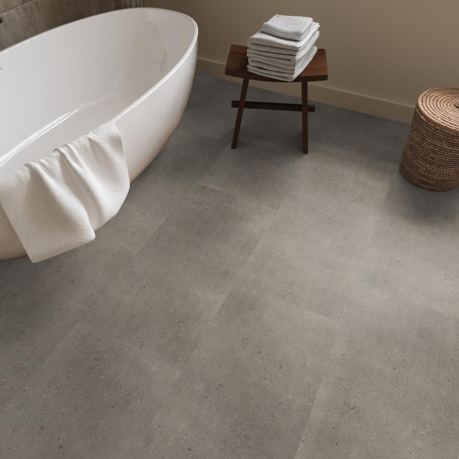 Ambiant Composite Dryback Warm Grey - Plak PVC Vloer