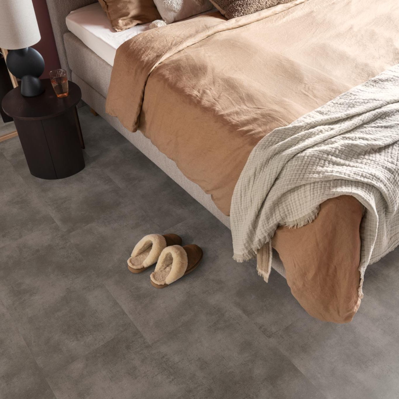 Ambiant Concrete Dryback Mid Grey - Plak PVC Vloer