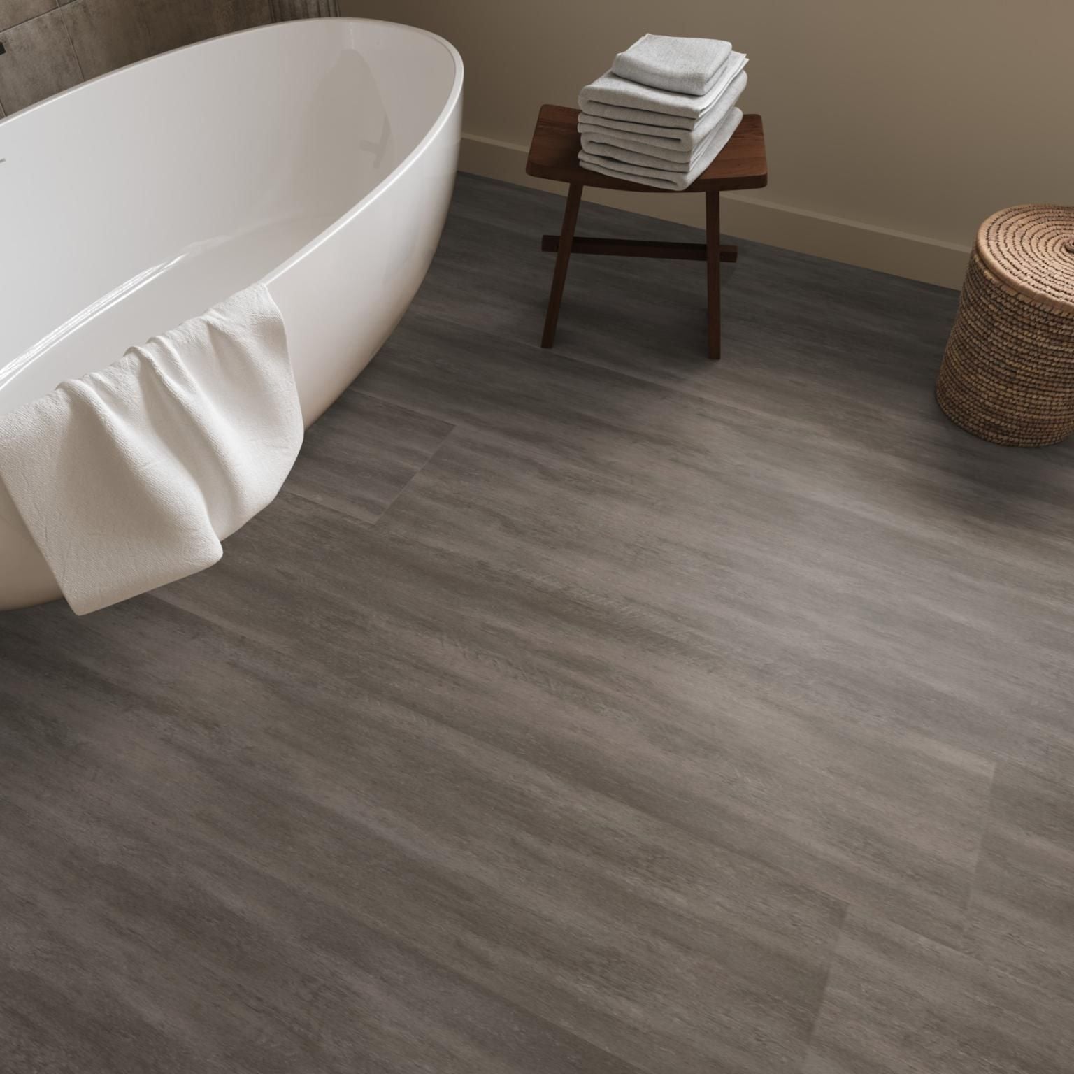 Ambiant Concrete XL Dryback Mid Grey - Plak PVC Vloer