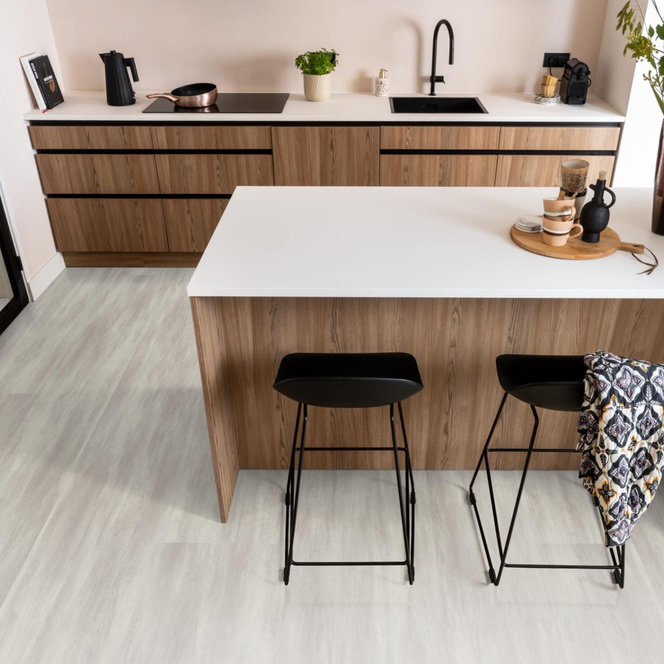 Ambiant Concrete XL Dryback Off Grey - Plak PVC Vloer