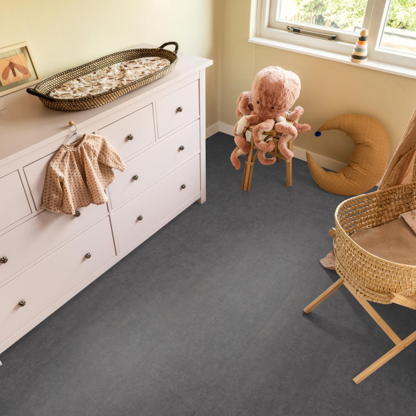 Ambiant Detroit Beton Zwart - Laminaatvloer