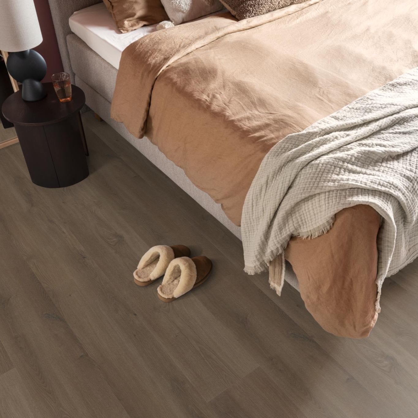 Ambiant Espero Dryback Warm Brown - Plak PVC Vloer