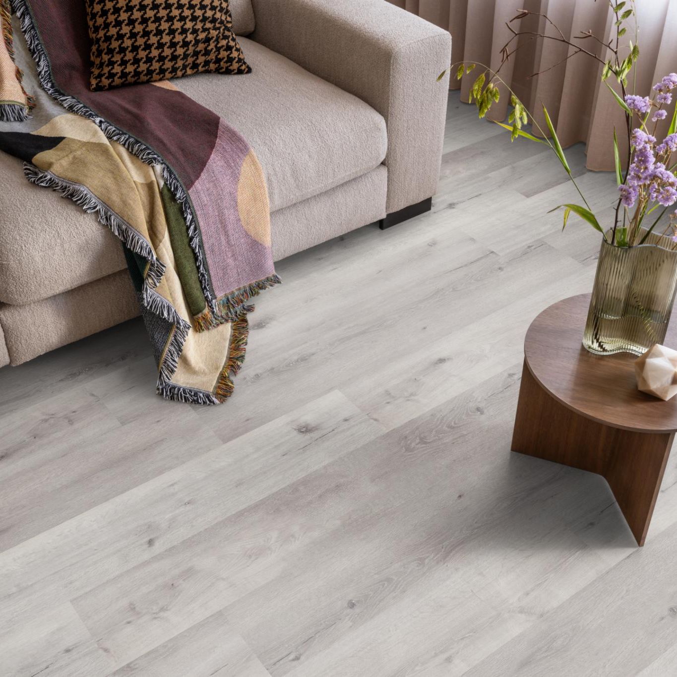 Ambiant Essenzo Dryback Light Grey - Plak PVC Vloer