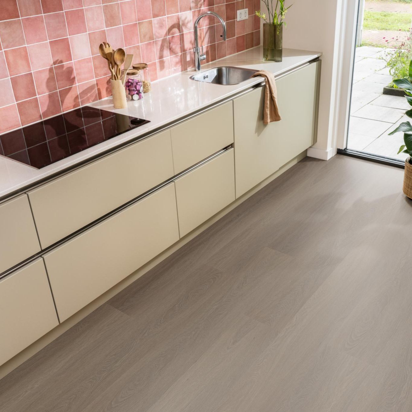 Ambiant Estino Dryback Brown - Plak PVC Vloer