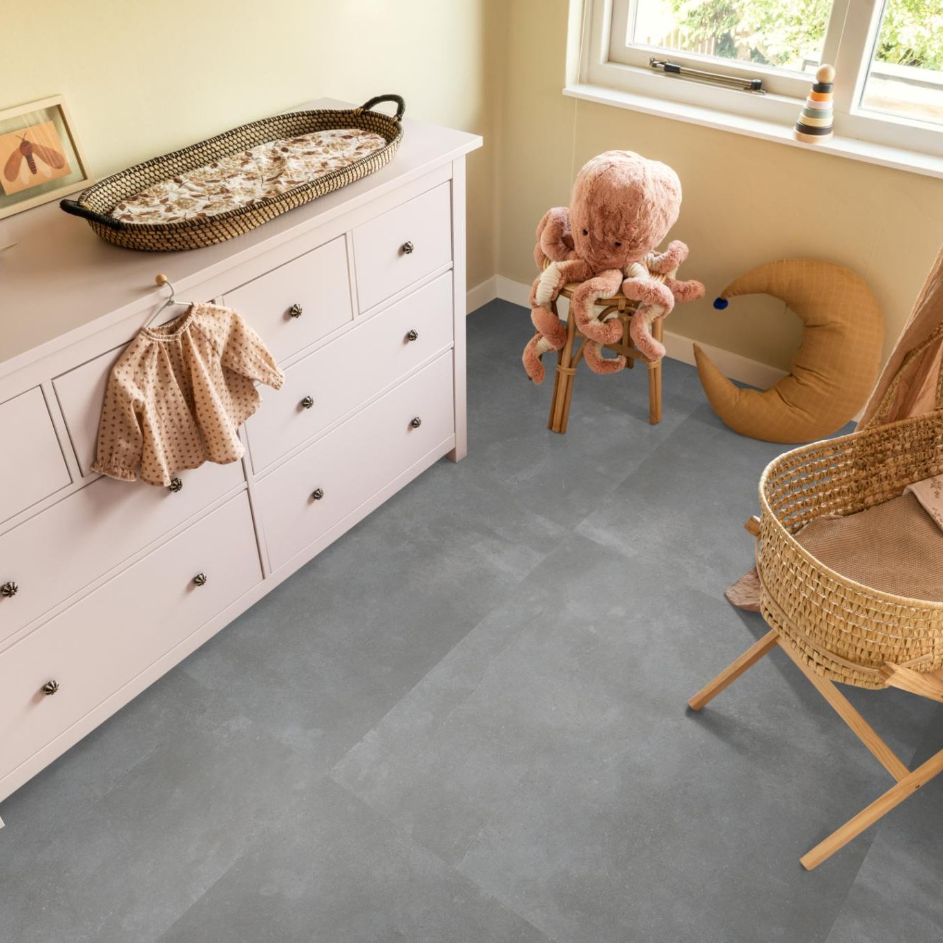 Ambiant Piazzo XL Dryback Grey - Plak PVC Vloer