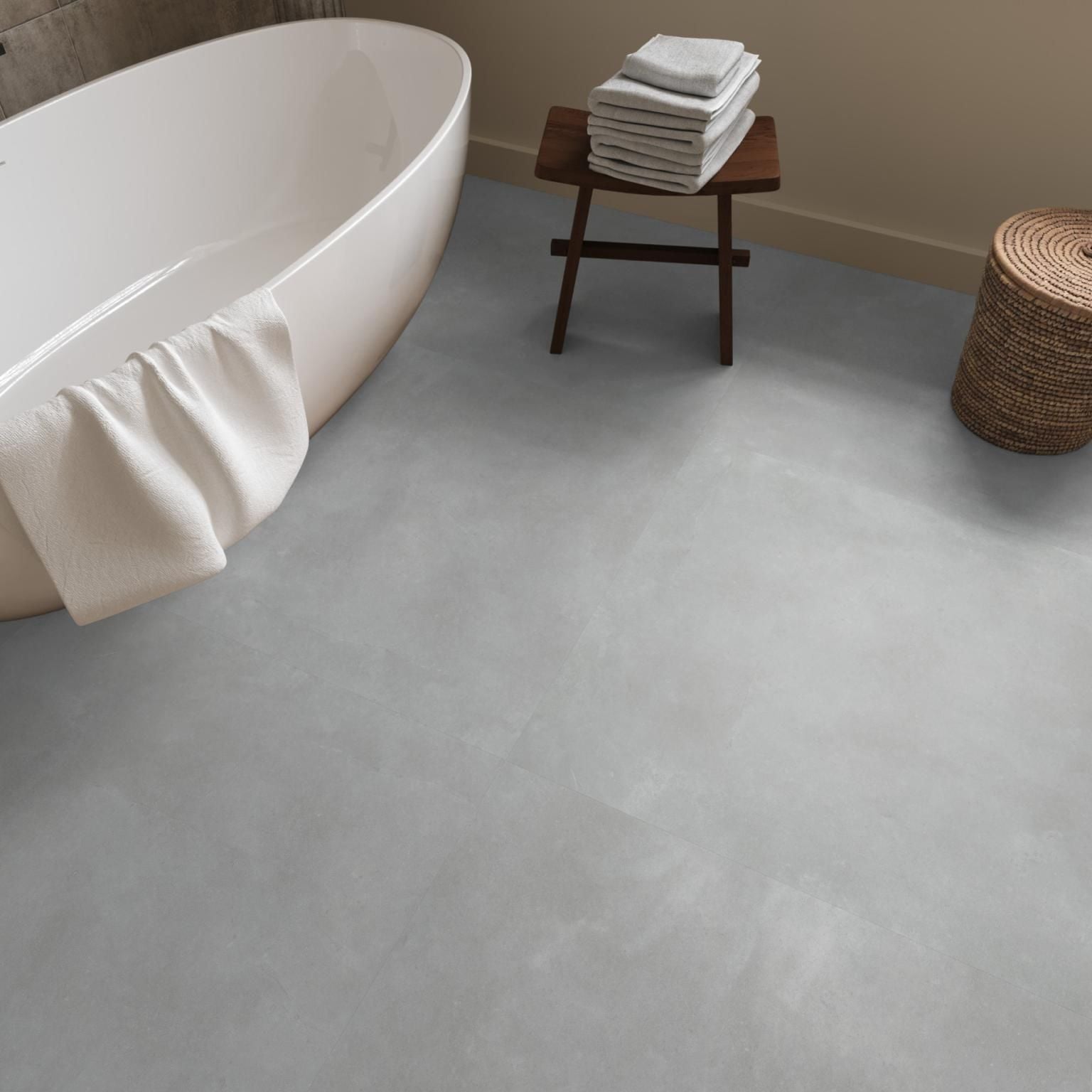 Ambiant Piazzo XL Dryback Light Grey - Plak PVC Vloer