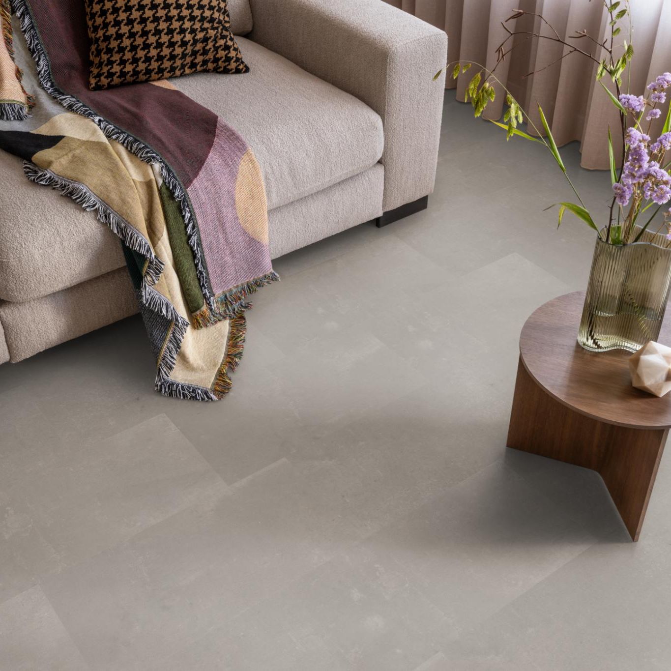 Ambiant Piero Dryback Taupe - Plak PVC Vloer