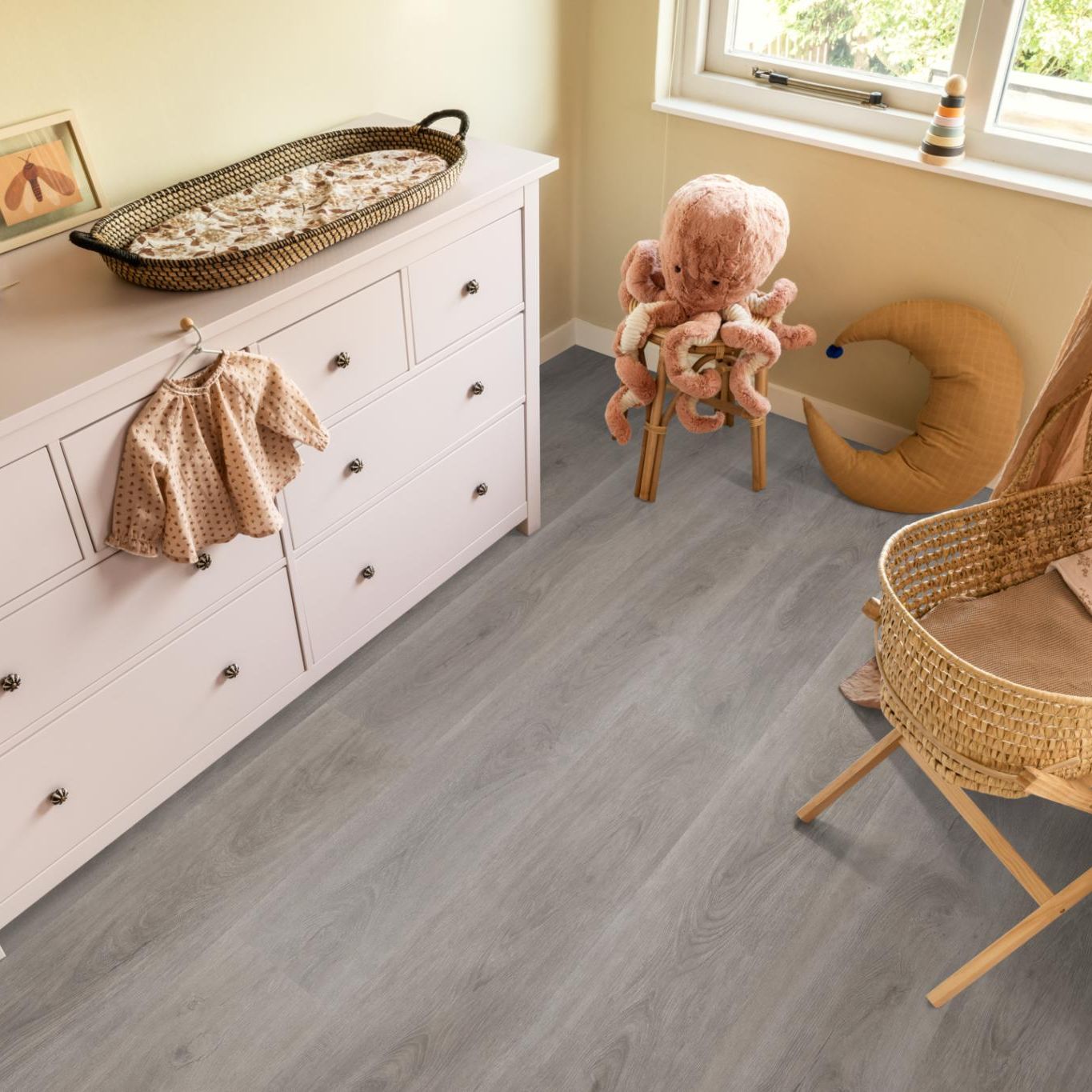 Ambiant Robusto Dryback Grey Oak - Plak PVC Vloer