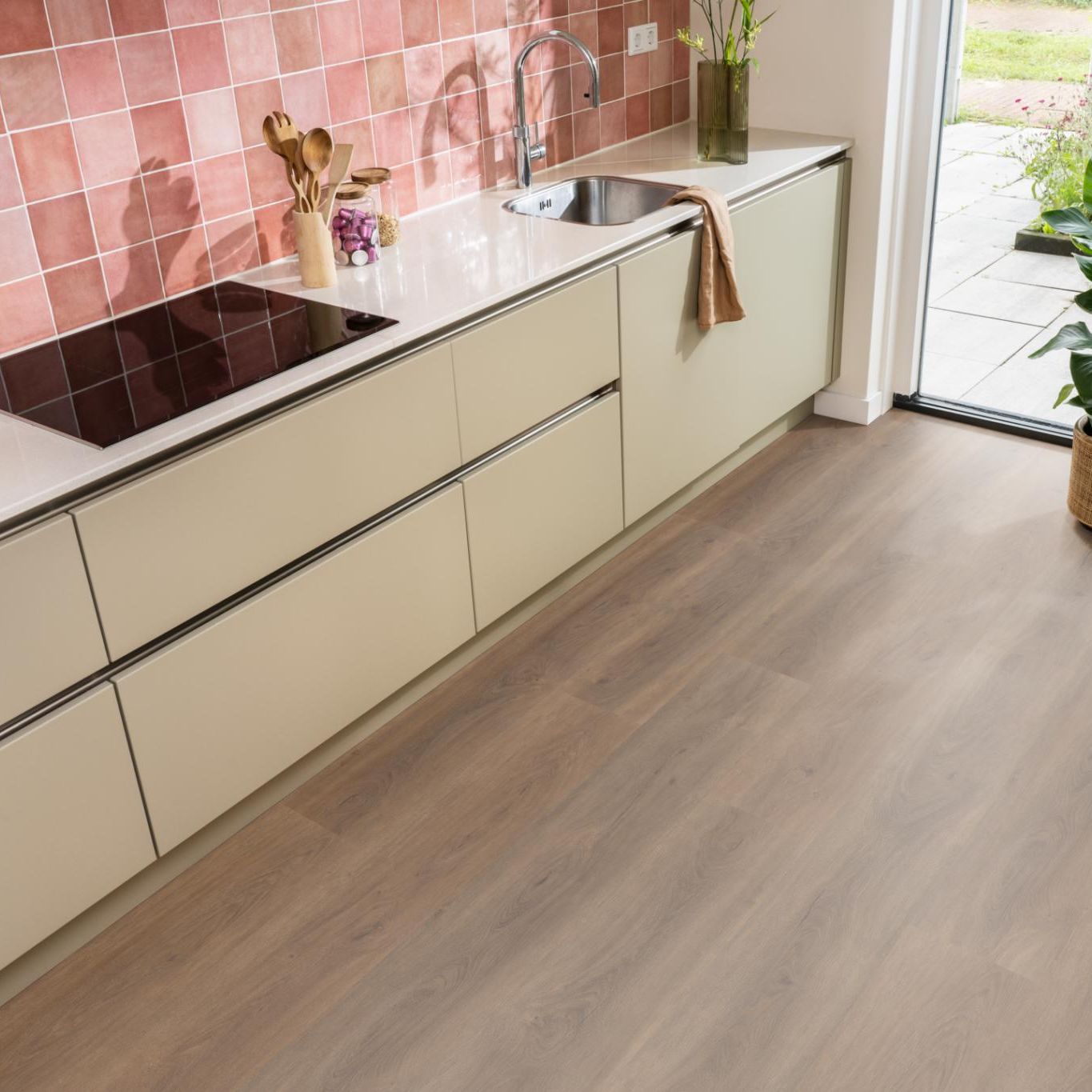 Ambiant Robusto Dryback Warm Brown - Plak PVC Vloer