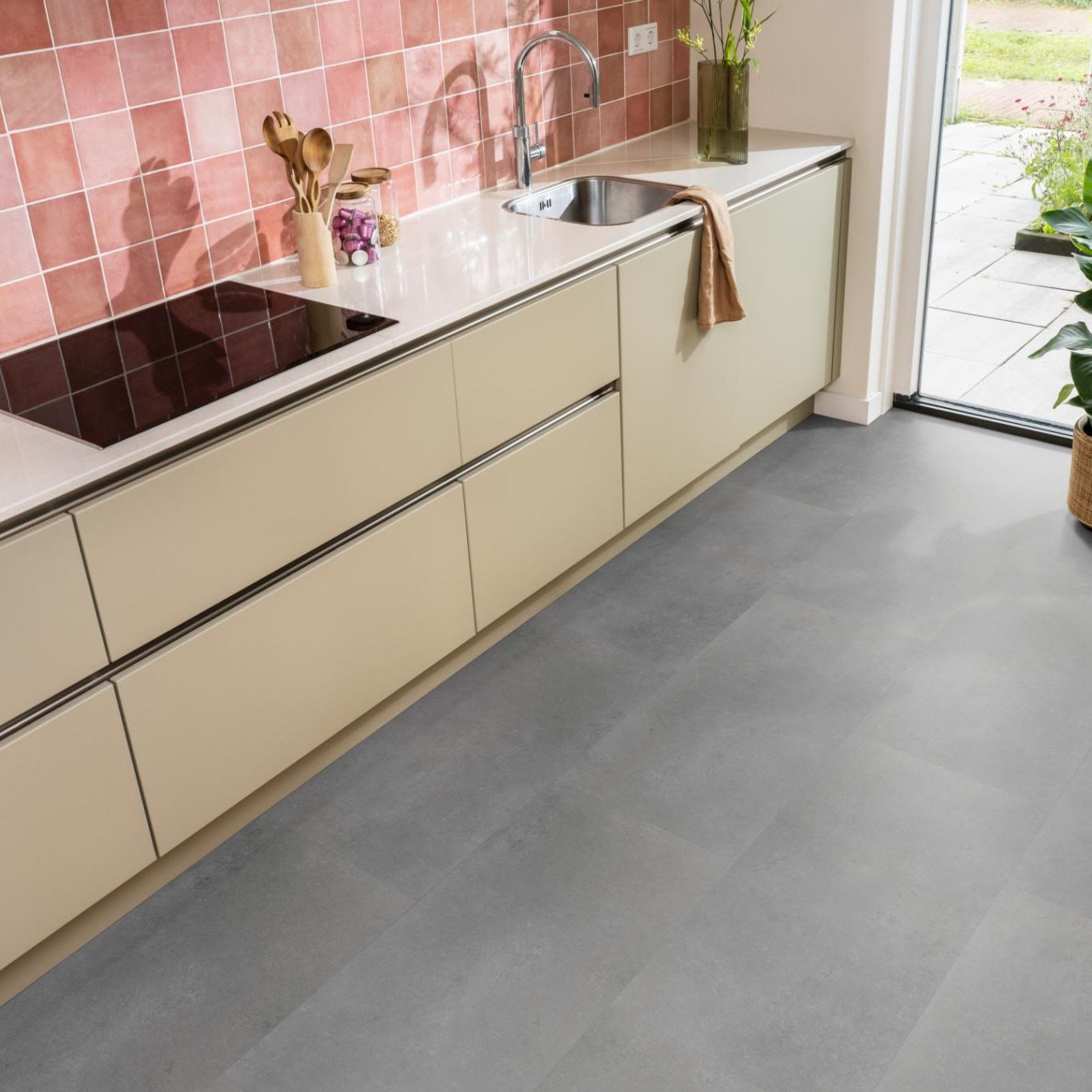 Ambiant Sarino Click Dark Grey - Klik PVC Vloer