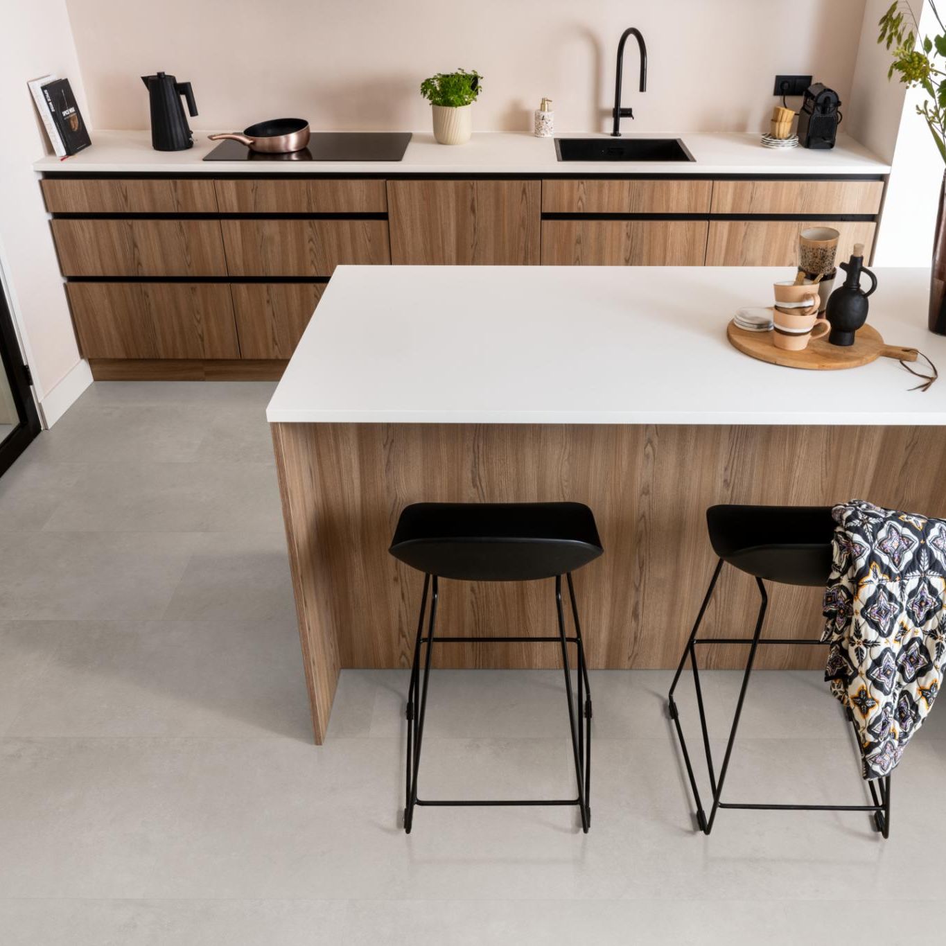 Ambiant Sarino Click Light Grey - Klik PVC Vloer