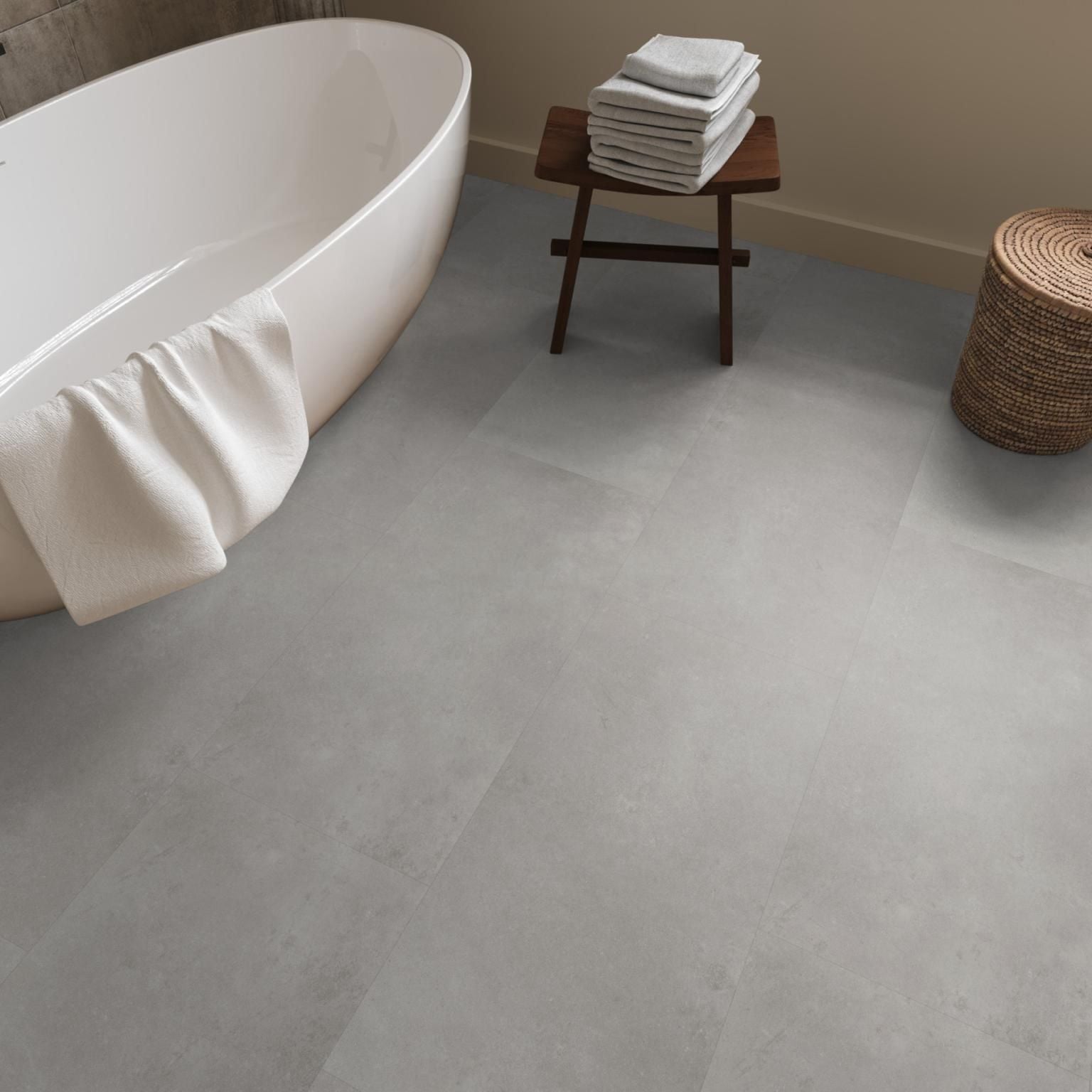 Ambiant Sarino Dryback Grey - Plak PVC Vloer