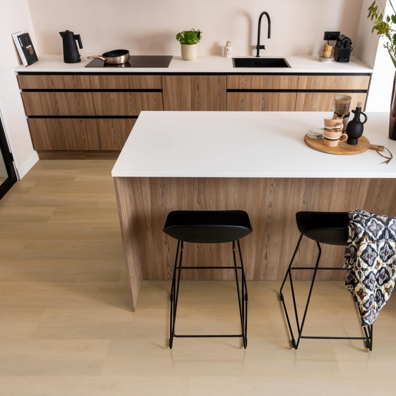 Ambiant Sentima Dryback Dark Oak - Plak PVC Vloer