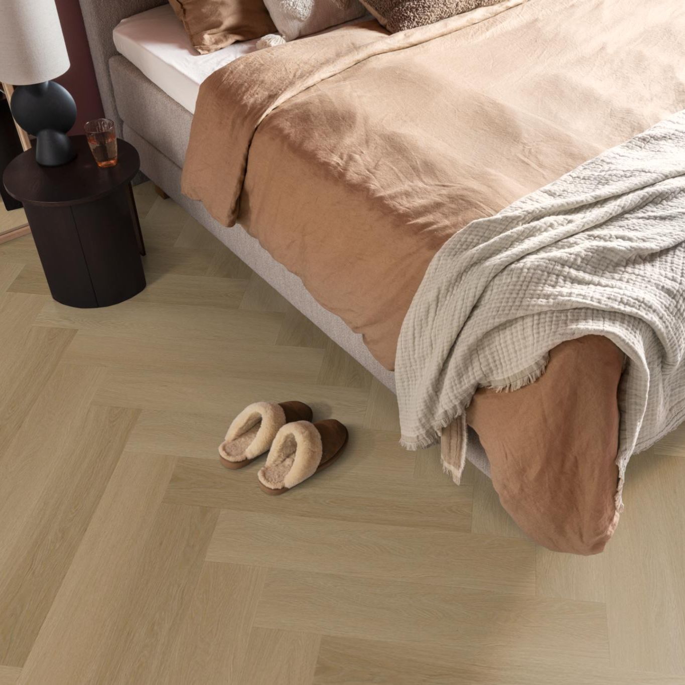 Ambiant Spigato Estino Visgraat Dryback Warm Oak - Plak PVC Vloer