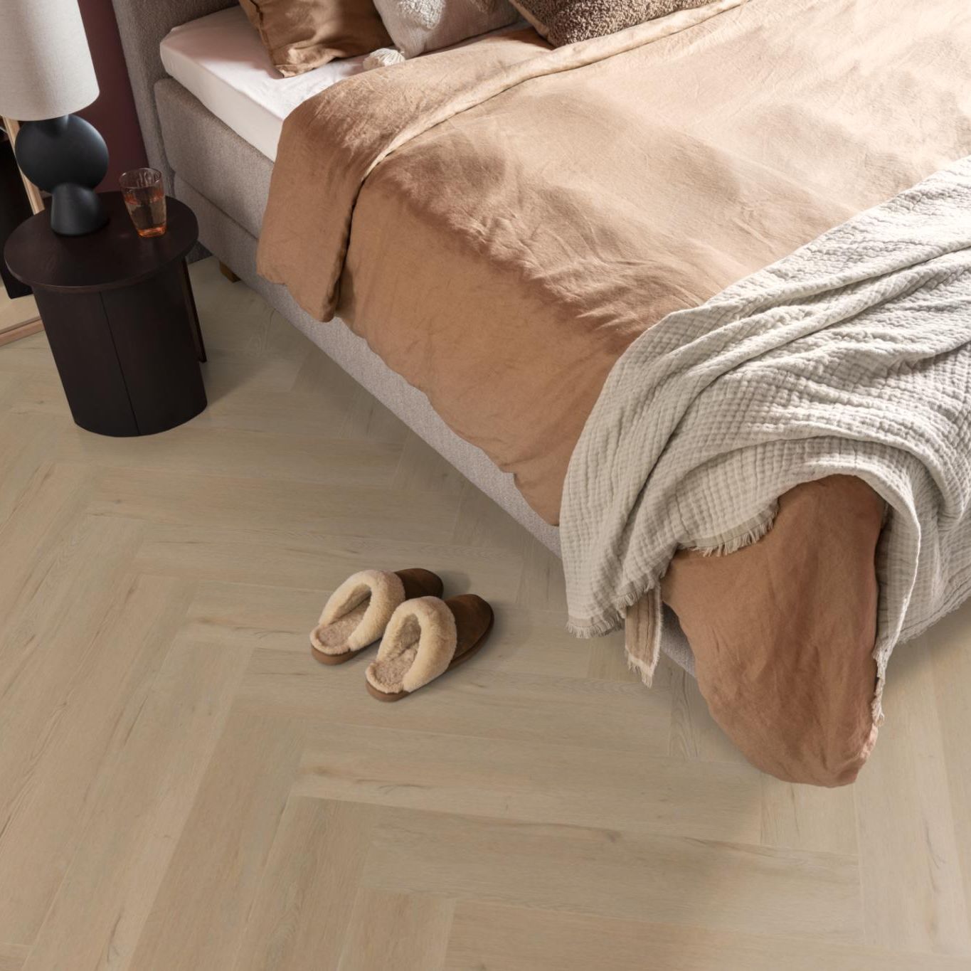 Ambiant Spigato Vivero Visgraat Click Beige - Klik PVC Vloer