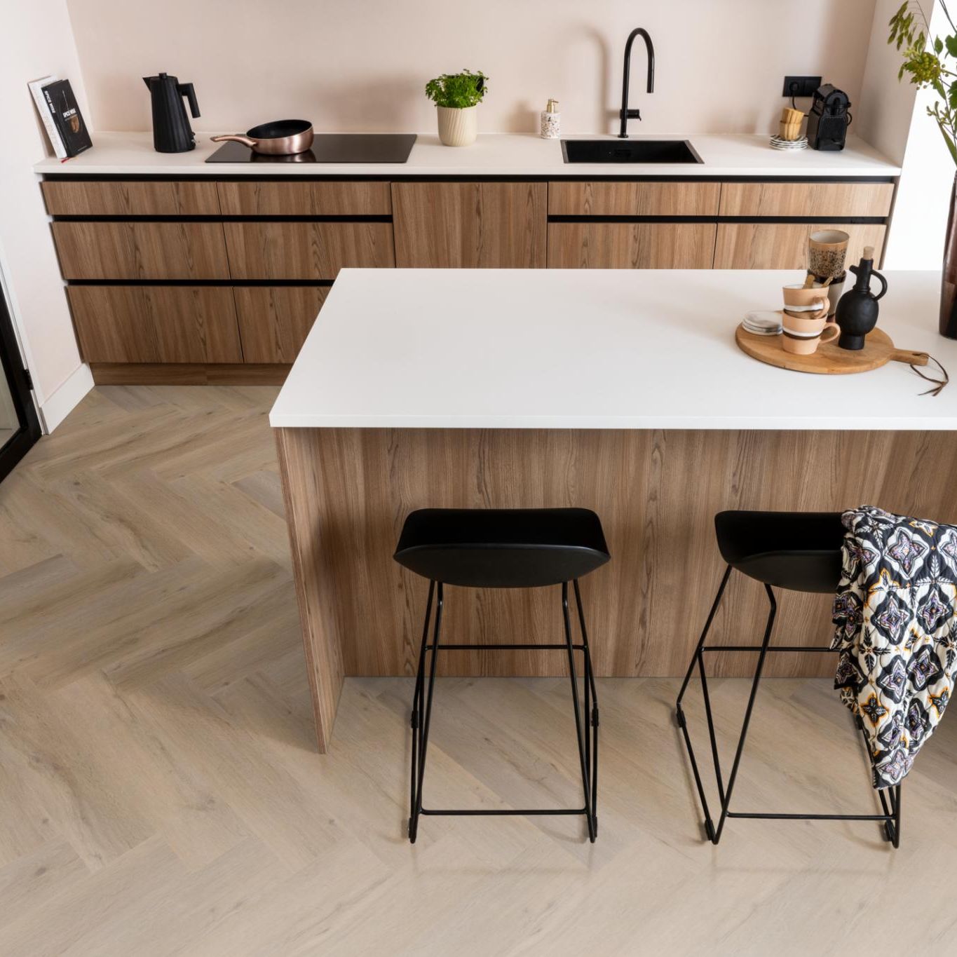 Ambiant Spigato Vivero Visgraat Click Smoky - Klik PVC Vloer