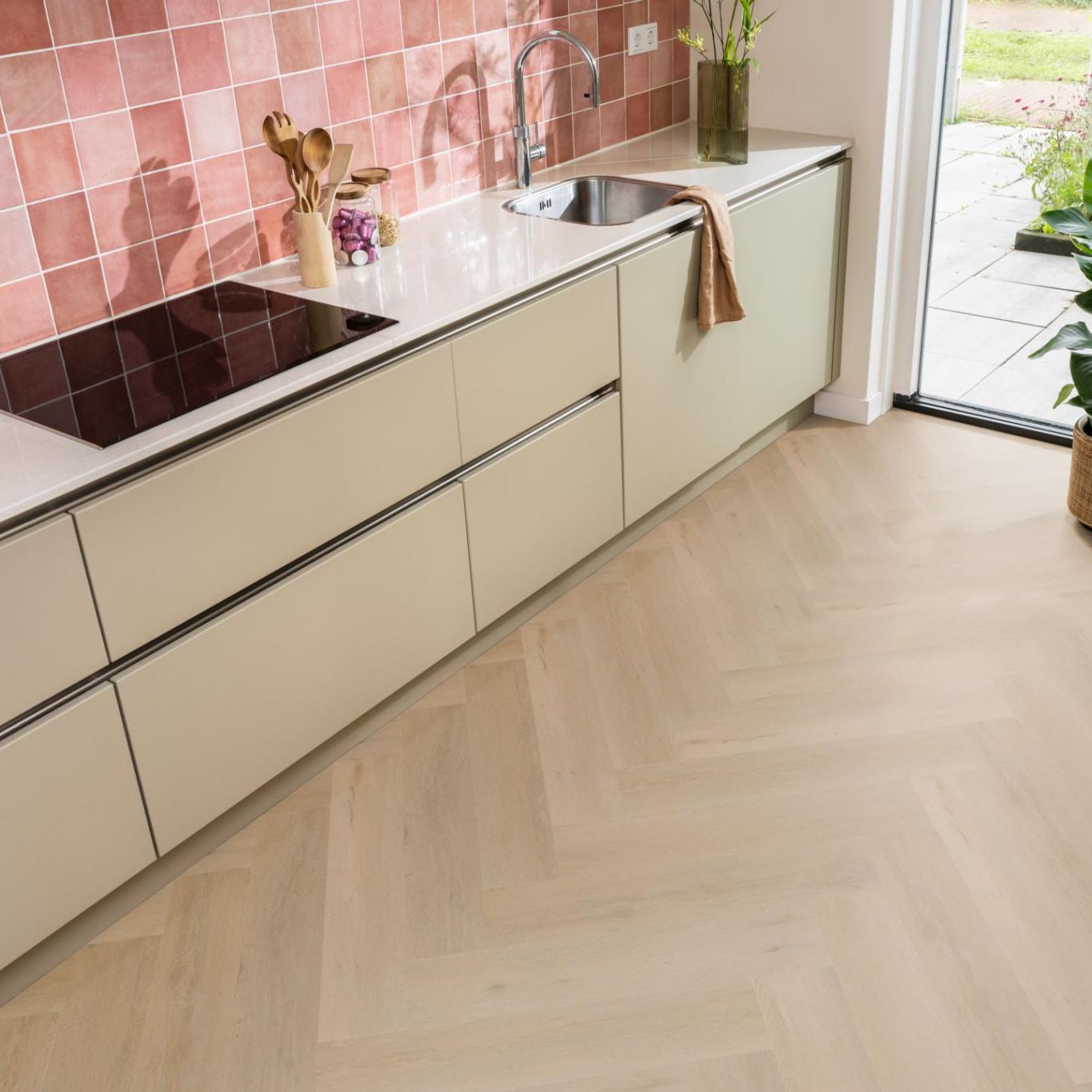 Ambiant Spigato Vivero Visgraat Click Warm Oak - Klik PVC Vloer