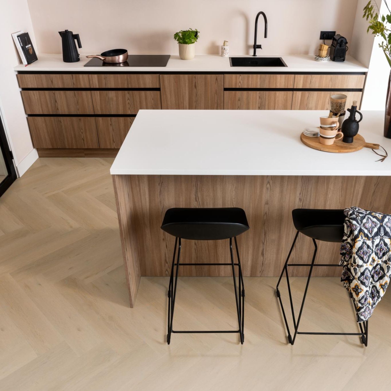 Ambiant Spigato Vivero Visgraat Click Warm Oak - Klik PVC Vloer