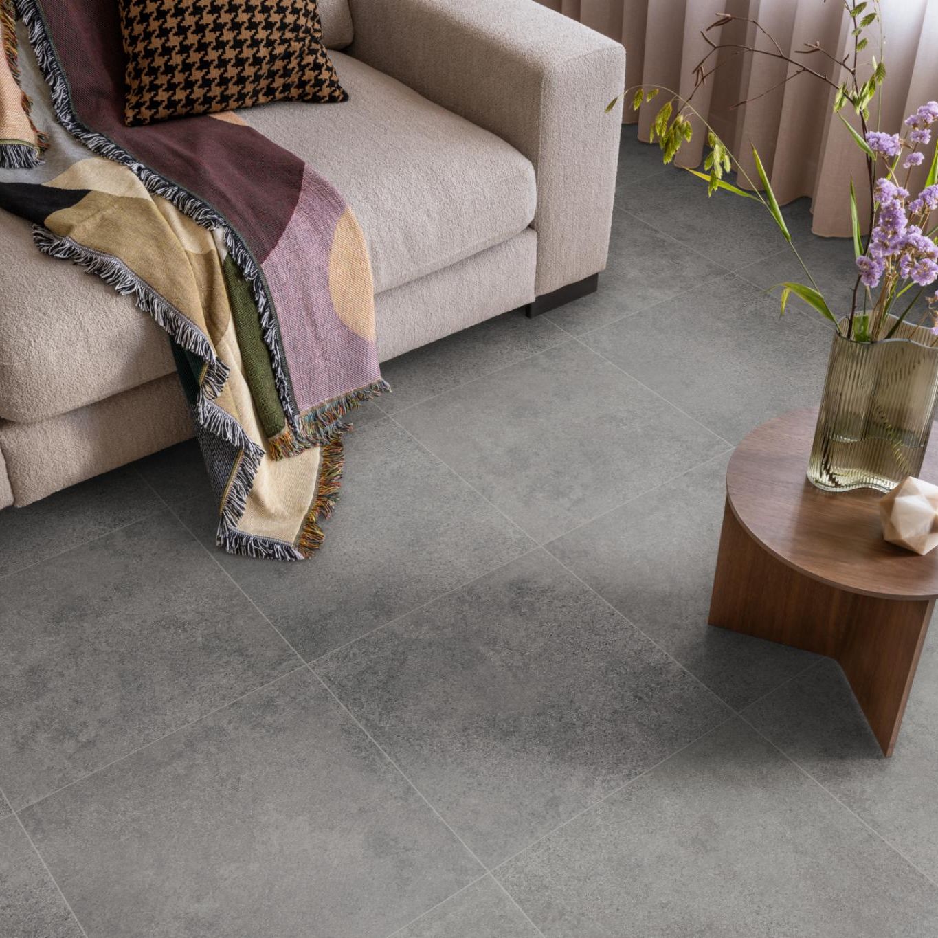 Ambiant Supreme Tempesta Tegel Donkergrijs 5945 Vinyl