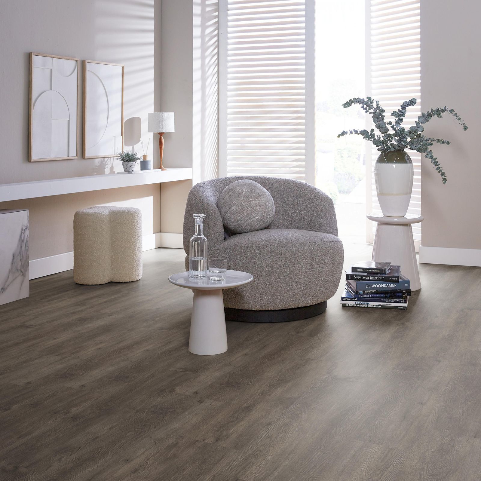 Ambiant Supremo Dryback Dark Grey - Plak PVC Vloer