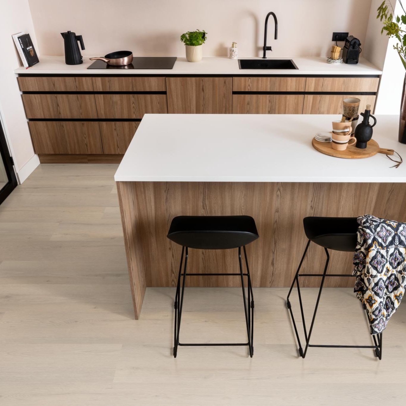 Ambiant Venera Dryback Beige - Plak PVC Vloer